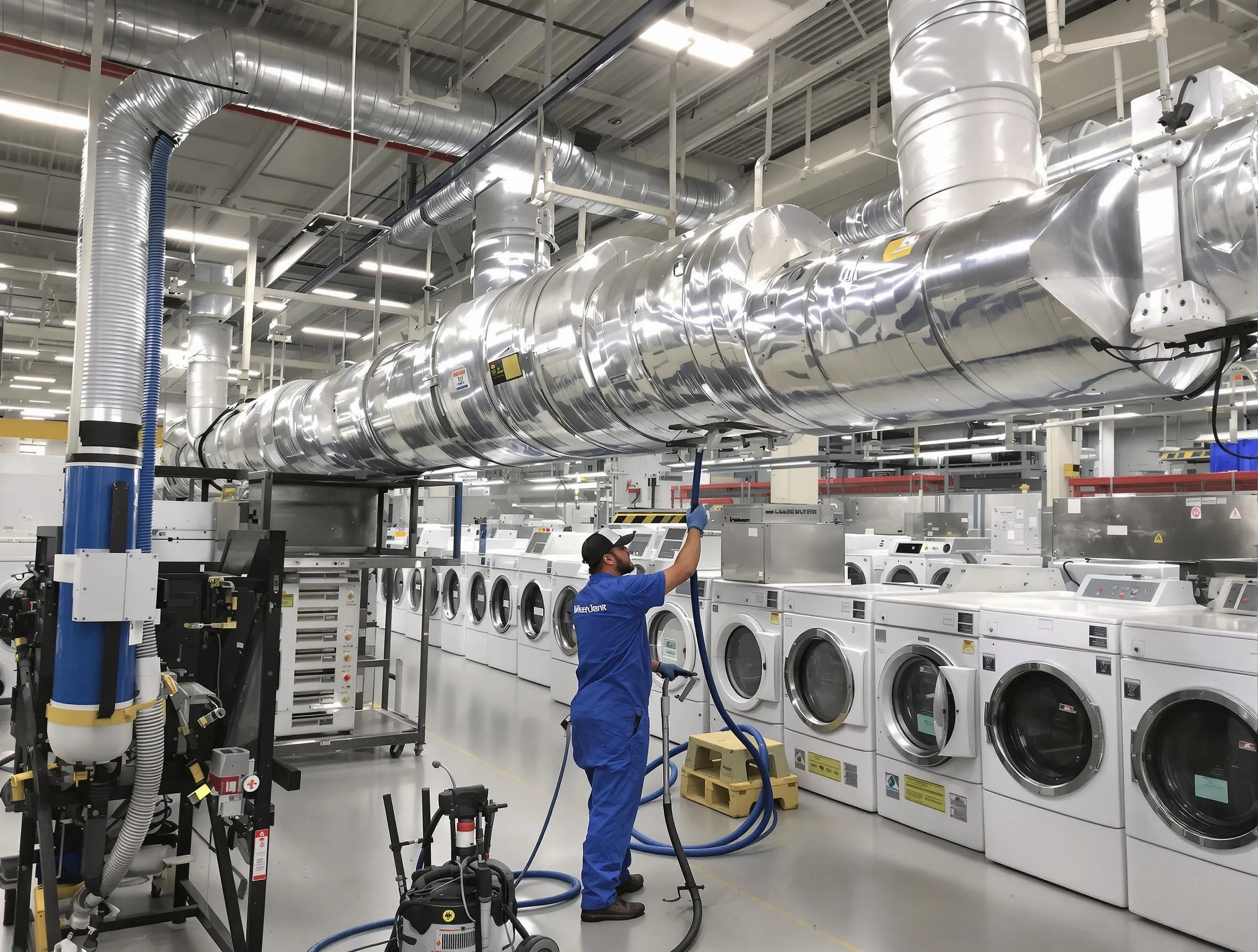 Sun City West Dryer Vent Cleaning team performing heavy-duty industrial dryer vent cleaning in Sun City West