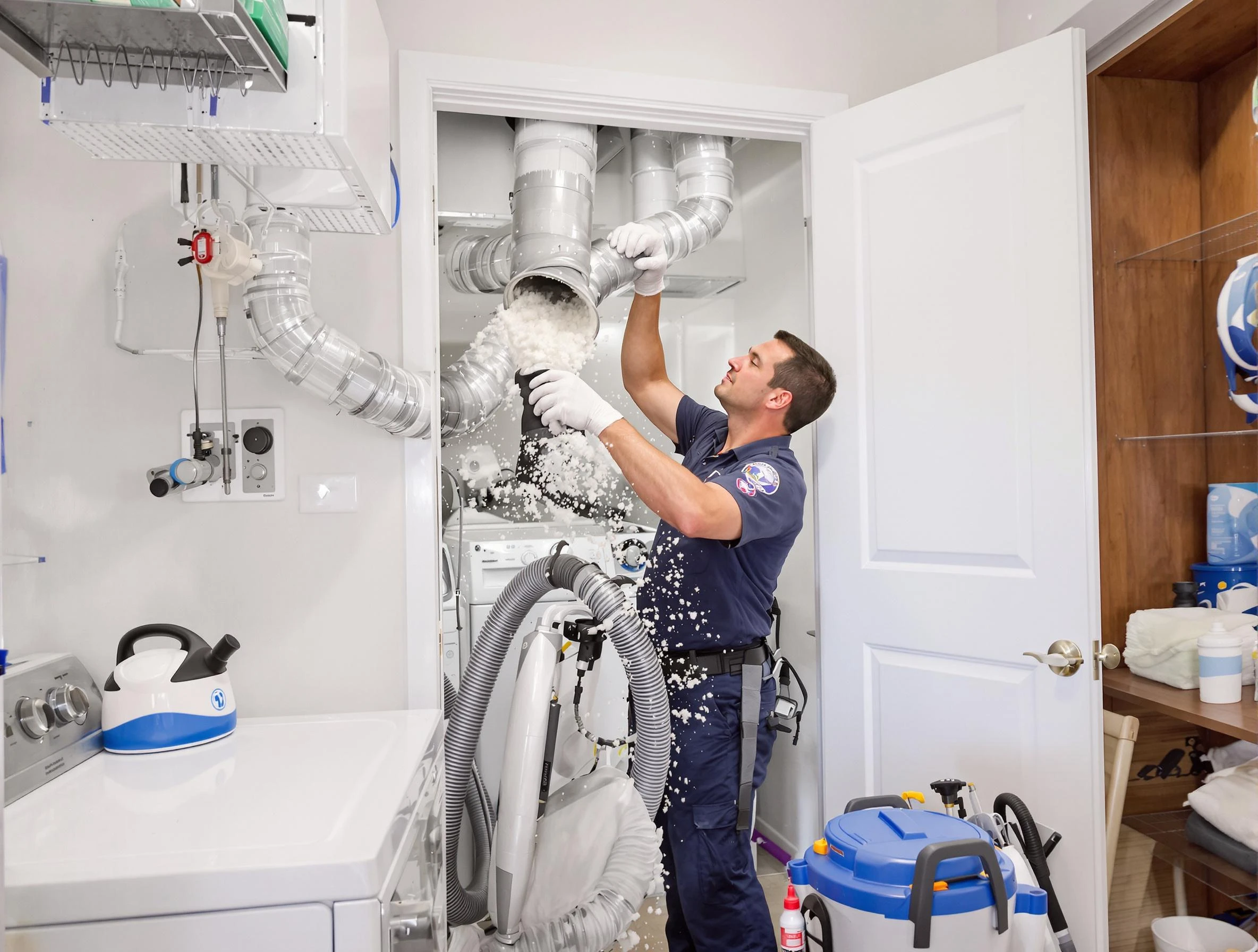 Sun City West Dryer Vent Cleaning technician delivering thorough residential dryer vent cleaning service in Sun City West